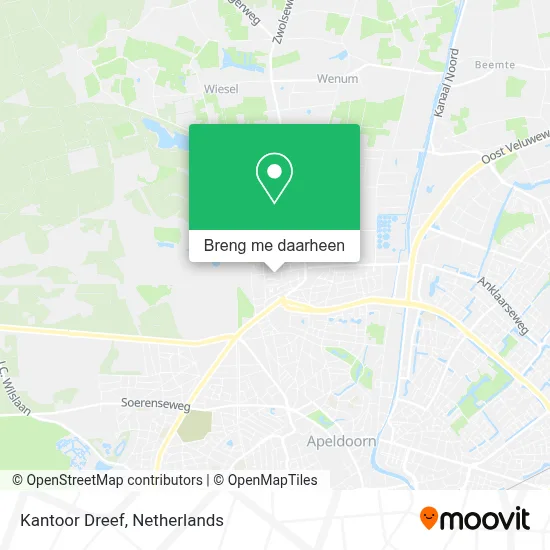 Kantoor Dreef kaart