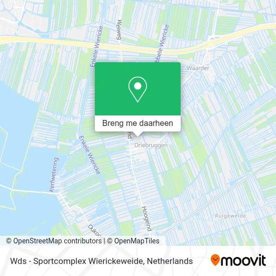 Wds - Sportcomplex Wierickeweide kaart