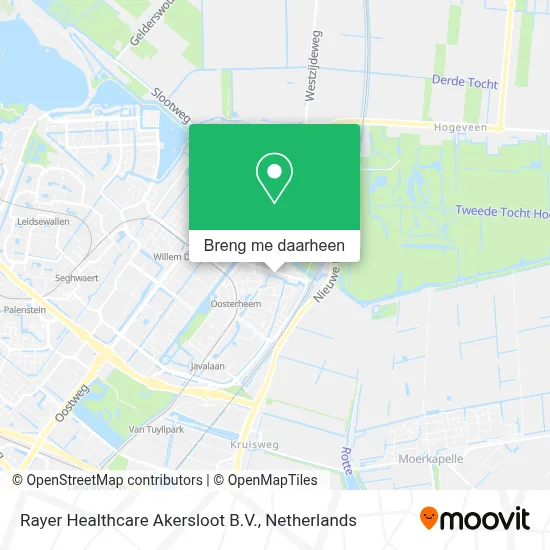 Rayer Healthcare Akersloot B.V. kaart