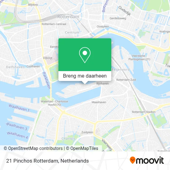 21 Pinchos Rotterdam kaart