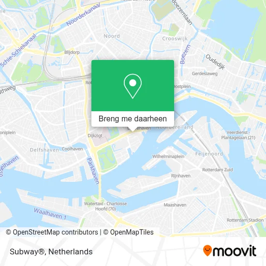 Subway® kaart