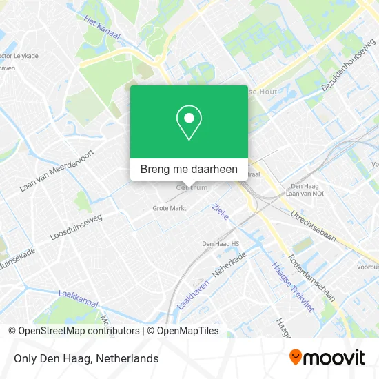 Only Den Haag kaart