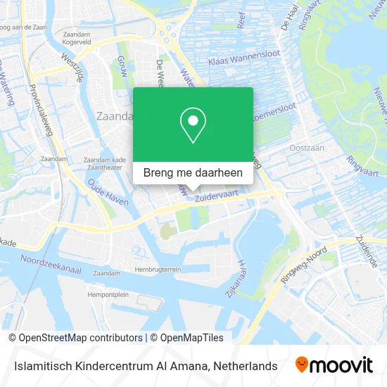 Islamitisch Kindercentrum Al Amana kaart