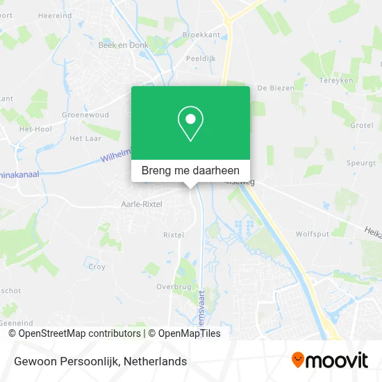 Gewoon Persoonlijk kaart