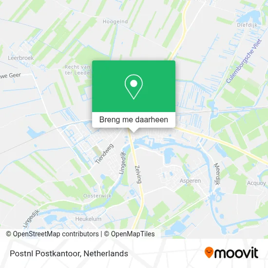 Postnl Postkantoor kaart