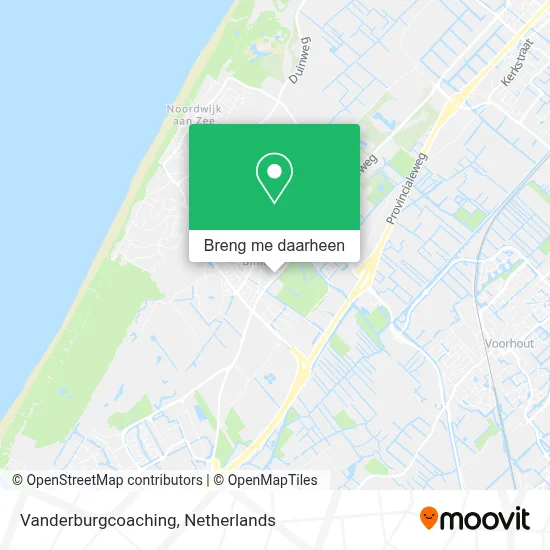 Vanderburgcoaching kaart
