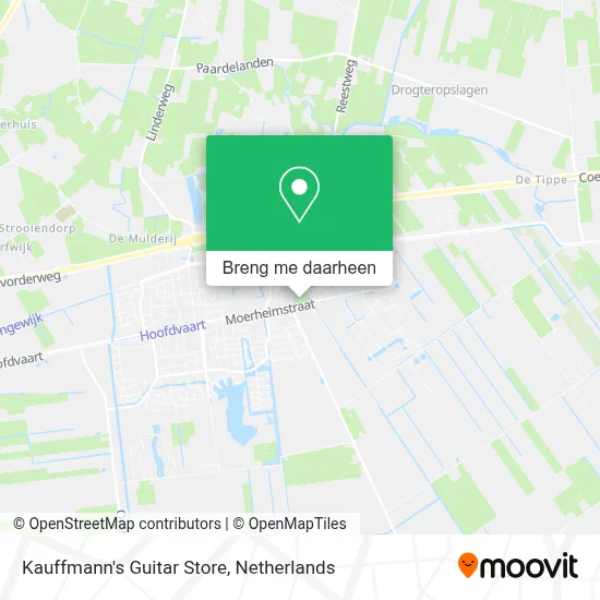 Kauffmann's Guitar Store kaart