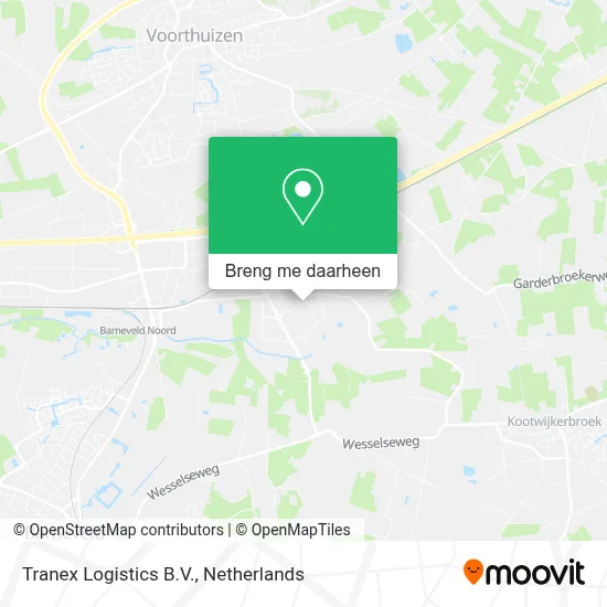 Tranex Logistics B.V. kaart