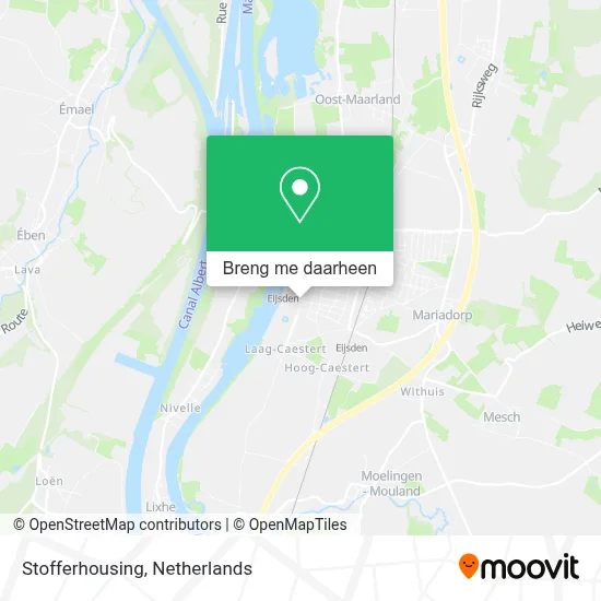 Stofferhousing kaart
