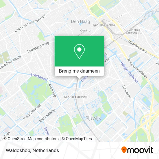 Waldoshop kaart
