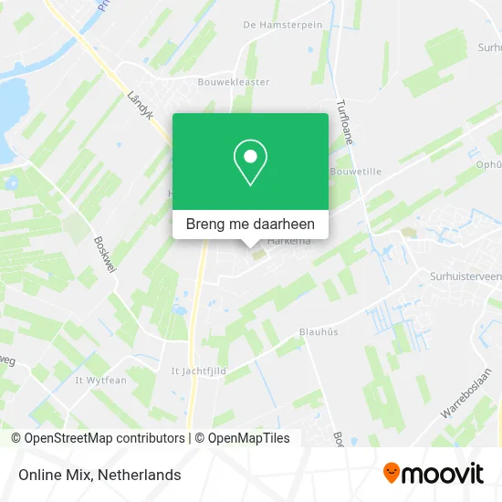 Online Mix kaart