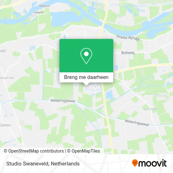 Studio Swaneveld kaart