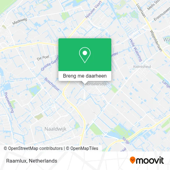 Raamlux kaart