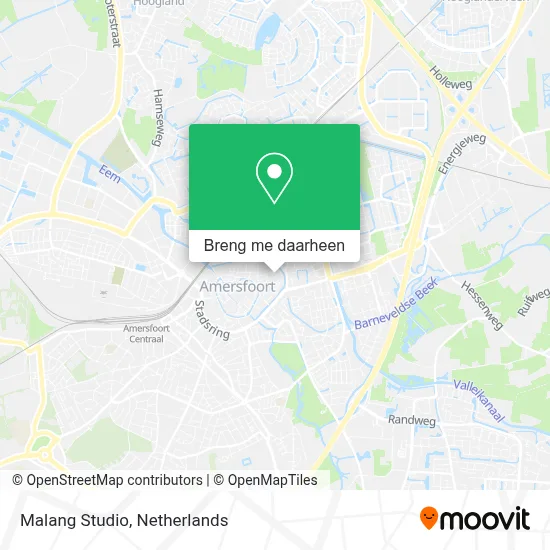 Malang Studio kaart