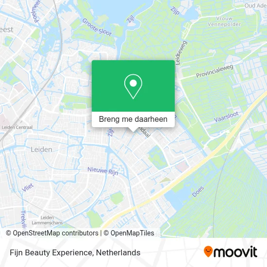 Fijn Beauty Experience kaart