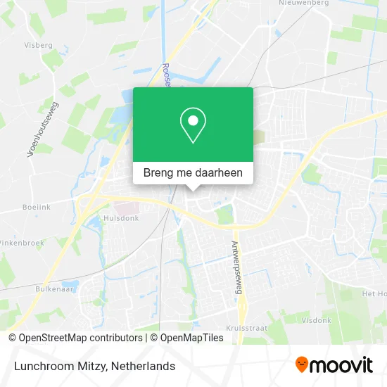 Lunchroom Mitzy kaart