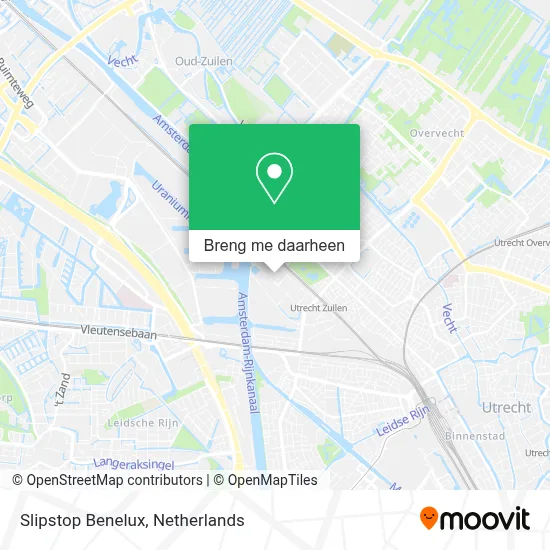 Slipstop Benelux kaart