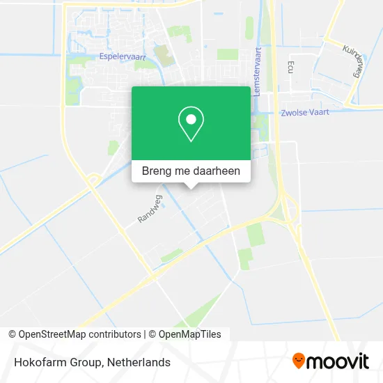 Hokofarm Group kaart
