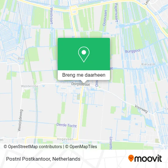 Postnl Postkantoor kaart