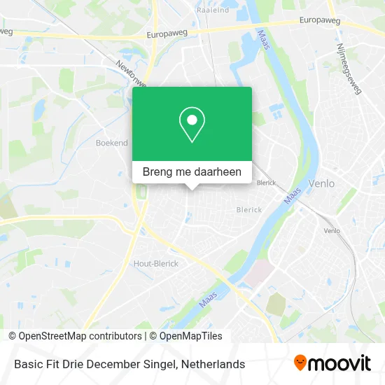 Basic Fit Drie December Singel kaart