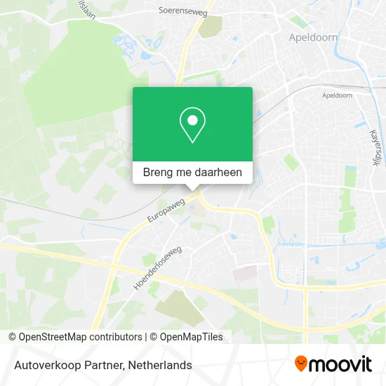 Autoverkoop Partner kaart