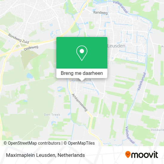 Maximaplein Leusden kaart