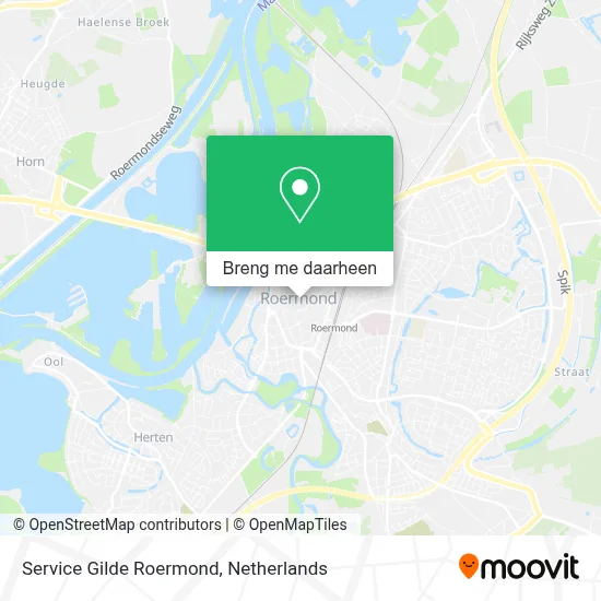 Service Gilde Roermond kaart