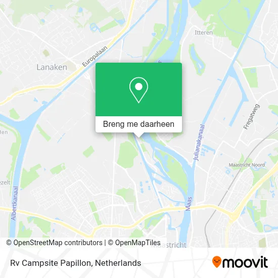 Rv Campsite Papillon kaart
