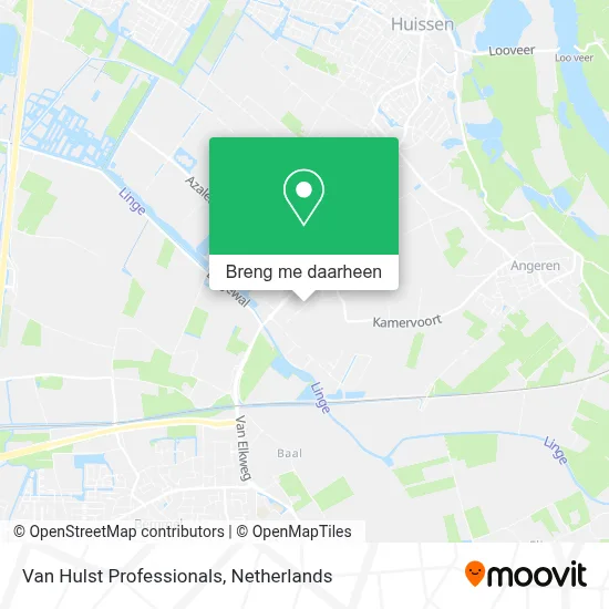 Van Hulst Professionals kaart