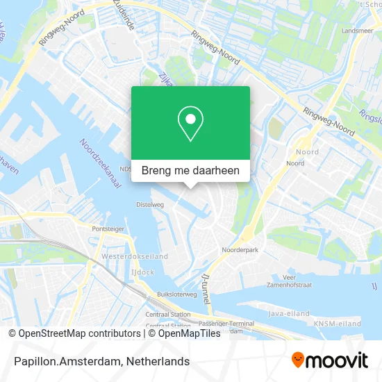 Papillon.Amsterdam kaart