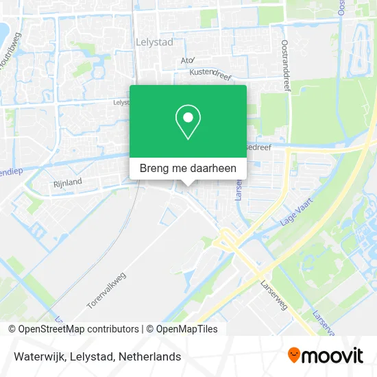 Waterwijk, Lelystad kaart