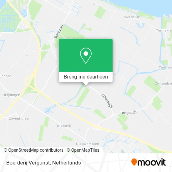 Boerderij Vergunst kaart