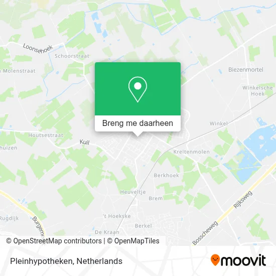Pleinhypotheken kaart
