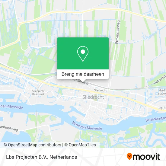 Lbs Projecten B.V. kaart