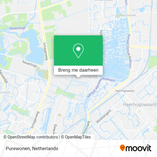 Purewonen kaart