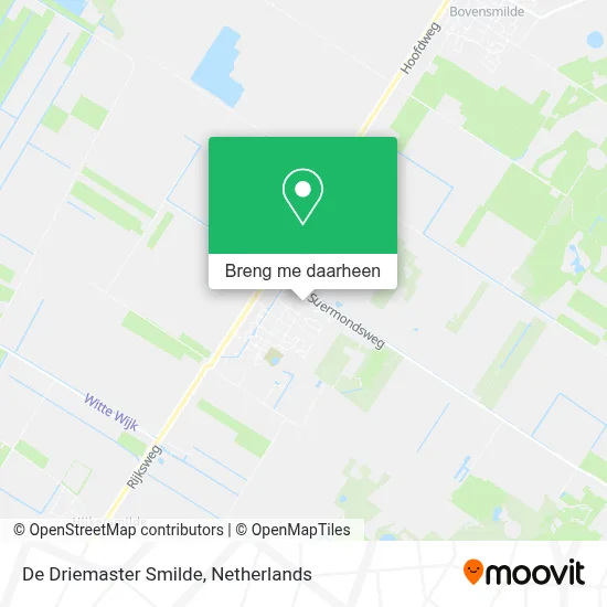 De Driemaster Smilde kaart