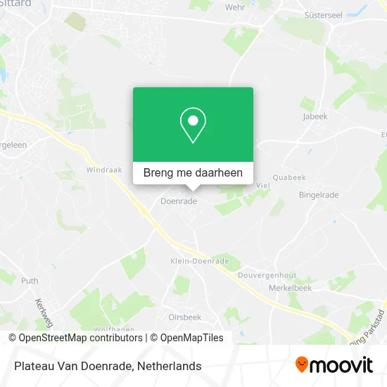 Plateau Van Doenrade kaart