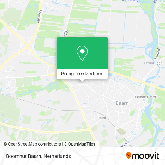 Boomhut Baarn kaart