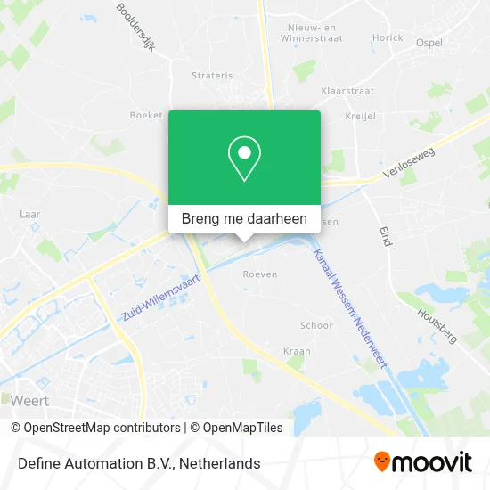 Define Automation B.V. kaart