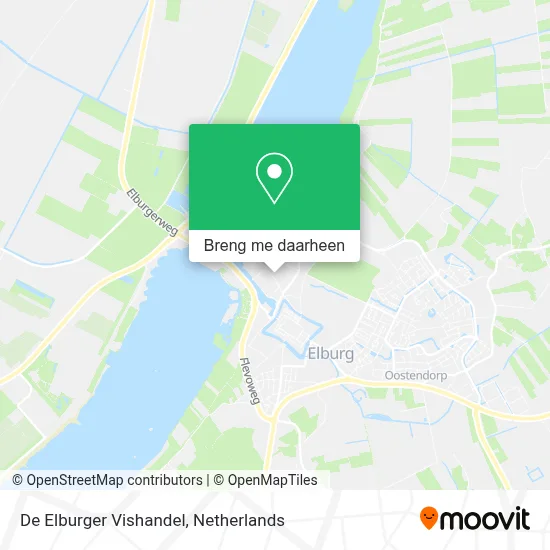 De Elburger Vishandel kaart