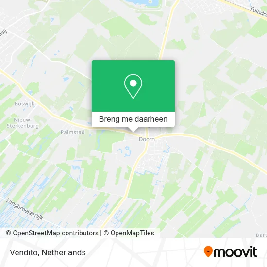 Vendito kaart