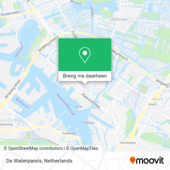 De Waterparels kaart