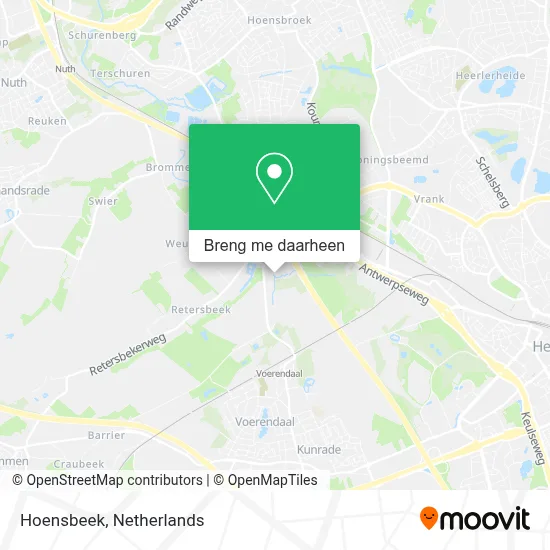 Hoensbeek kaart