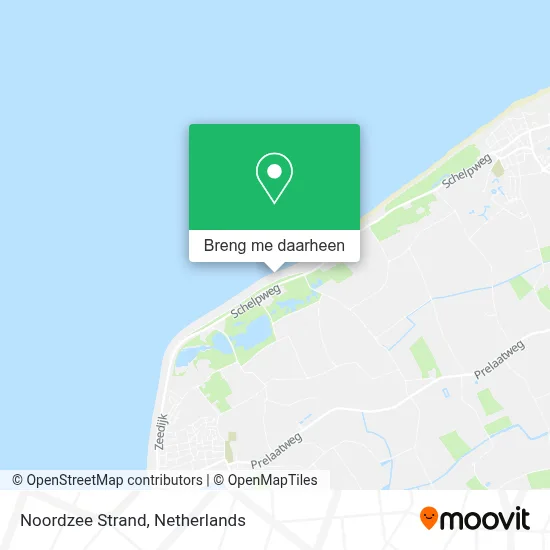 Noordzee Strand kaart