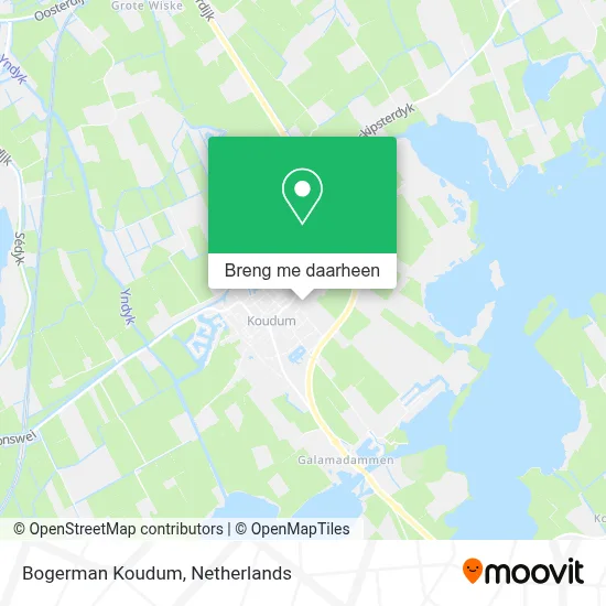 Bogerman Koudum kaart