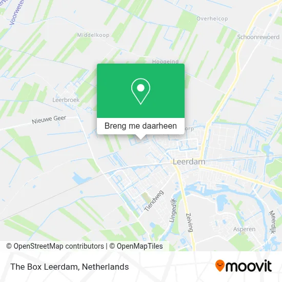 The Box Leerdam kaart