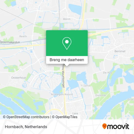 Hornbach kaart