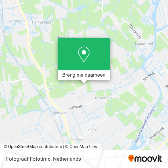 Fotograaf Fototimo kaart