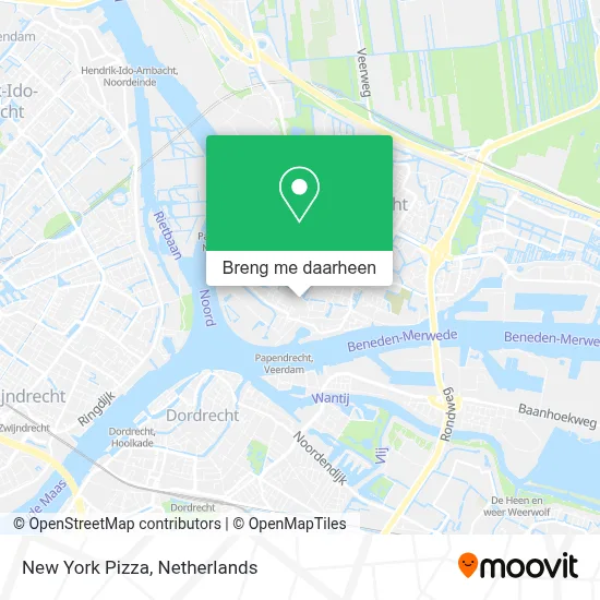New York Pizza kaart