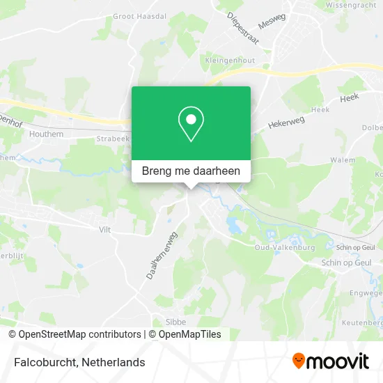 Falcoburcht kaart